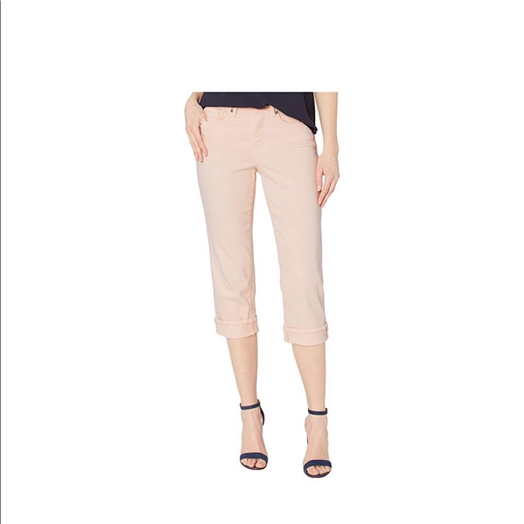 Nydj ,Marilyn Capri ,Size 00p .Color Pink Dusk